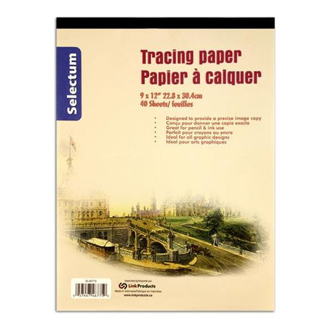 Selectum Tracing Paper Pad 9"x12"
