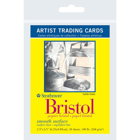 Strathmore Artist Trading Cards 2.5x3.5" Bristol Smooth Surface
