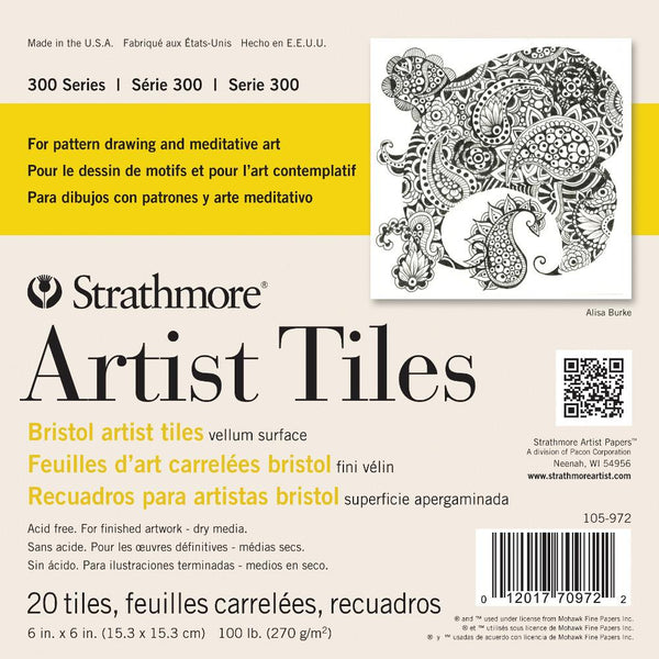 Strathmore Artist Tiles 6x6" 300 Series Bristol