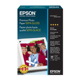 Epson Premium Photo Paper 4"x6" Semigloss (40 sheets)