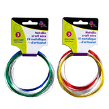 Time 4 Crafts Metallic Craft Wire 3pk - Assorted Styles