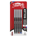 Sharpie Rollerball Pen Set, Assorted 4pk