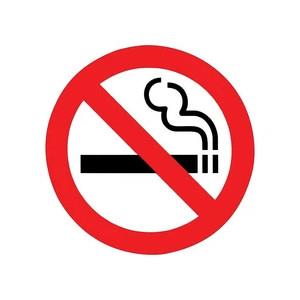 Headline Adhesive Sign - No Smoking Symbol
