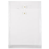 Filexec Poly Envelope With String Legal Size Clear