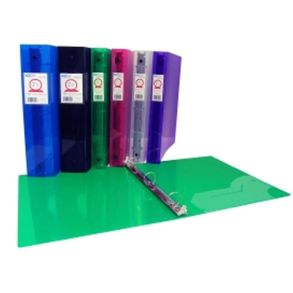 FileMode Poly O-Ring Binder 2" Assorted Colours