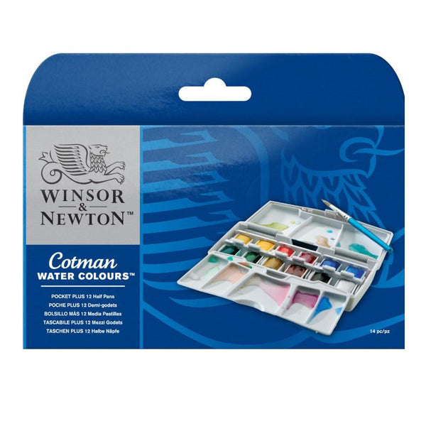 Winsor & Newton Cotman Watercolour Paint Pocket Plus Set