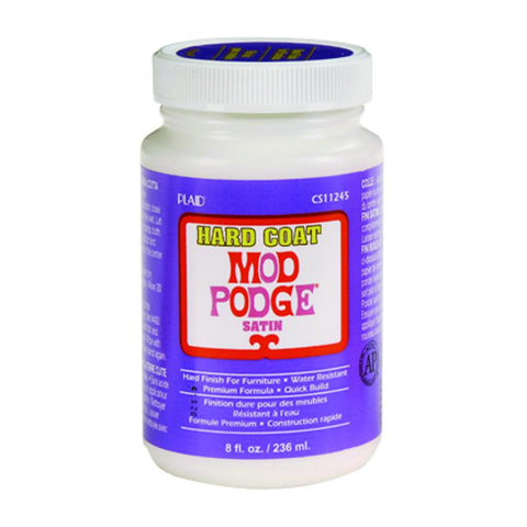 Plaid Mod Podge Hard Coat Satin 8oz