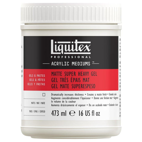 Liquitex Professional Super Heavy Matte Gel Medium 16oz
