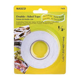 NASCO Double-Sided White Tape 1/3"