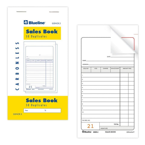 Blueline Sales Book
