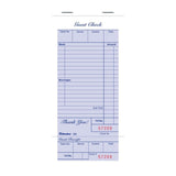 Blueline Restaurant Receipt Pad with Stubs