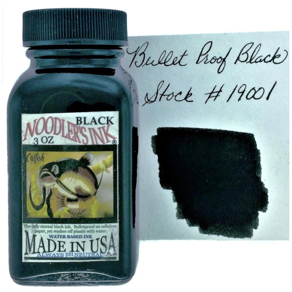 Noodler's Bottled Ink 3oz Bullet Proof Black
