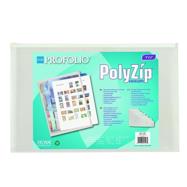Midoco.ca: Itoya Polyzip Clear Envelope 9"x12"
