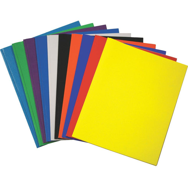 Hilroy Twin Pocket & Prong Portfolio, Glossy Assorted Colours
