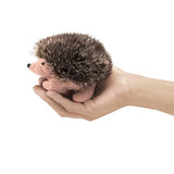 Midoco.ca: Folkmanis Finger Puppet Brown Hedgehog