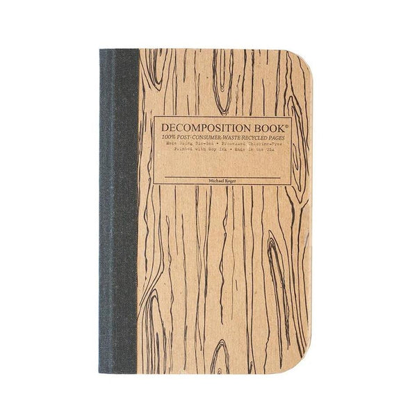 Pocket Decomposition Notebook - Woodgrain