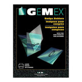 Gemex Badge Holders with Pins 10pk