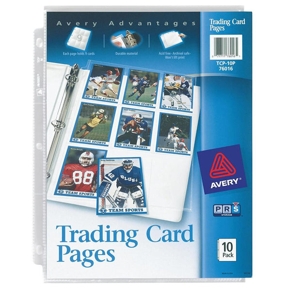 Avery Trading Card Sheet 10pk