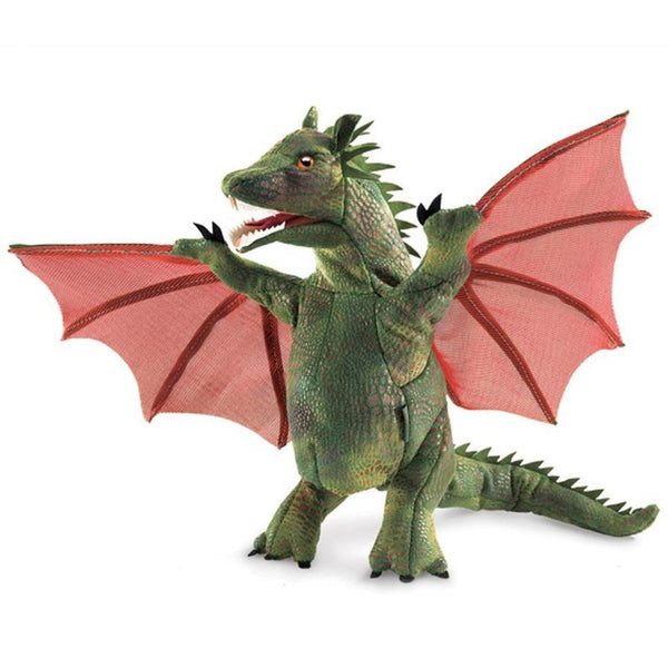 Midoco.ca: Folkmanis Hand Puppet Winged Dragon