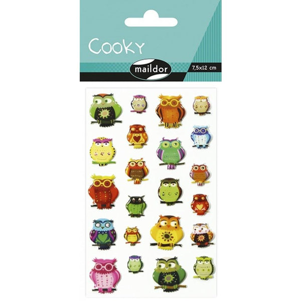 Maildor Cooky Stickers - Owls