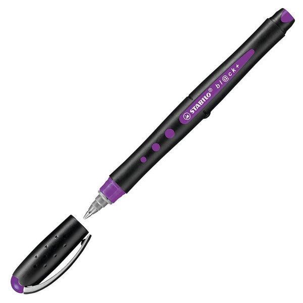 Stabilo Bl@ck+ Rollerball Grip Pen 0.5mm Lilac