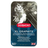 Derwent XL Graphite 6 Tin Set