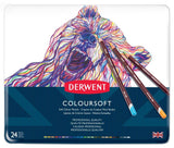 Midoco.ca: Derwent Coloursoft Pencil 24 Tin Set