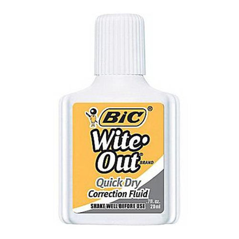 Bic Wite-Out Quick Dry Correction Fluid