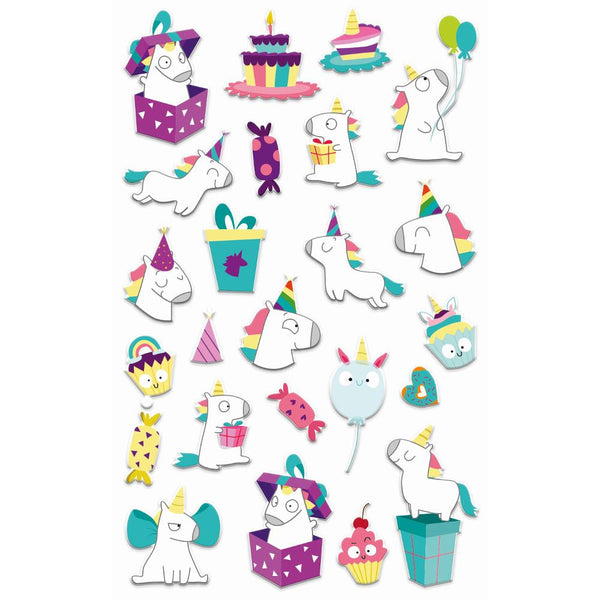 Maildor Cooky Stickers - Party Unicorns