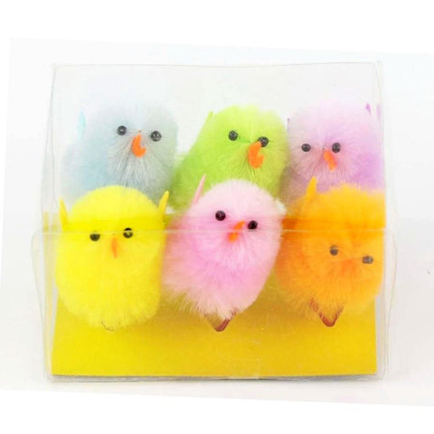 CTG Chenille Chicks 6pk Assorted