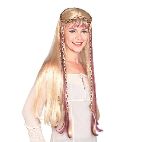 Rubies Medieval Maiden Long Blonde Wig