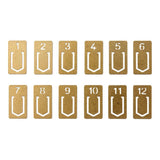 Traveler's Company Brass Page Markers