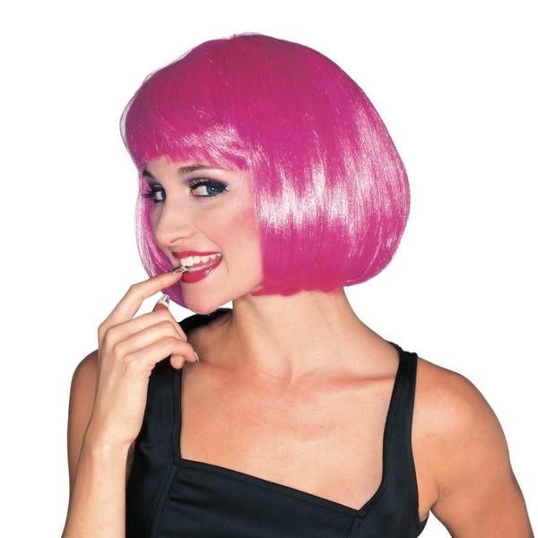 Rubies Supermodel Hot Pink Wig
