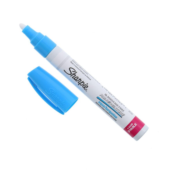 Sharpie Oil Paint Marker Medium Aqua