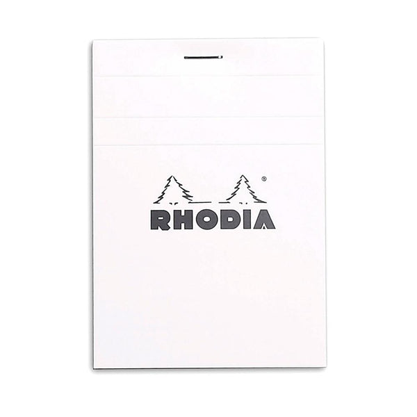 Rhodia #12 Grid Notepad - White