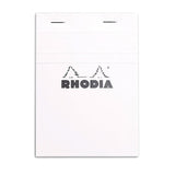 Rhodia #13 Grid Notepad - White
