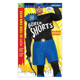 Forum Novelties Be Your Own Hero Blue Boxer Shorts