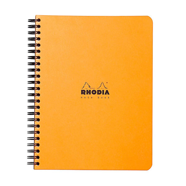 Rhodia A5+ Coilbound Ruled Notebook - Orange
