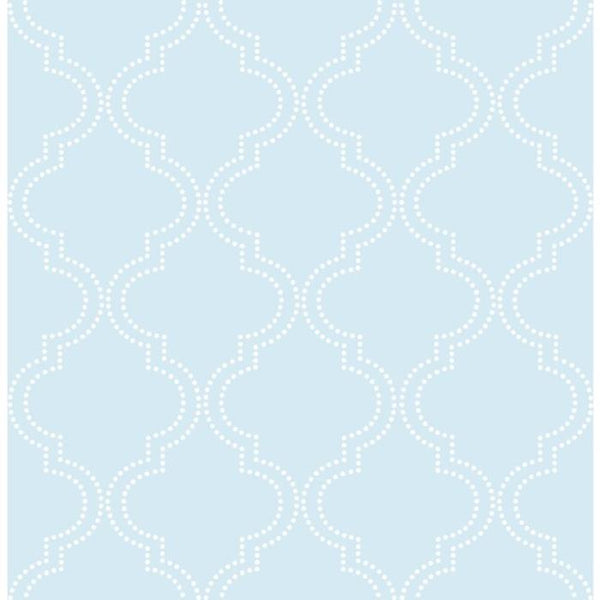 Wallpops NuWallpaper Peel & Stick - Blue Quatrefoil