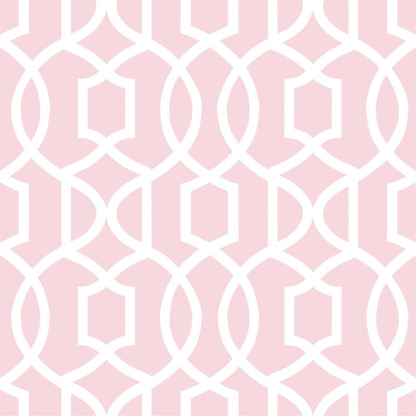 Wallpops NuWallpaper Peel & Stick - Pink Trellis