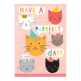 Greeting Card, Purrfect Day Cats