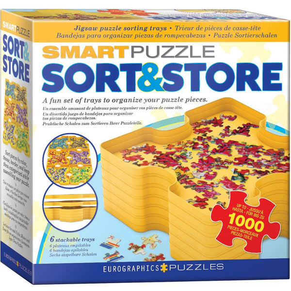 Eurographics Smart Puzzle Sort & Store Trays 6pk