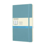 Moleskine Large Ruled Softcover Notebook - Reef Blue