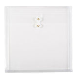 Filexec Poly Envelope With String 13x13" Clear