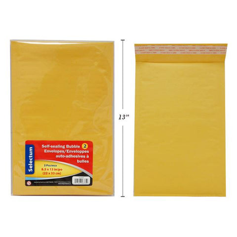Selectum Bubble Envelope 8.5"x13" 2pk