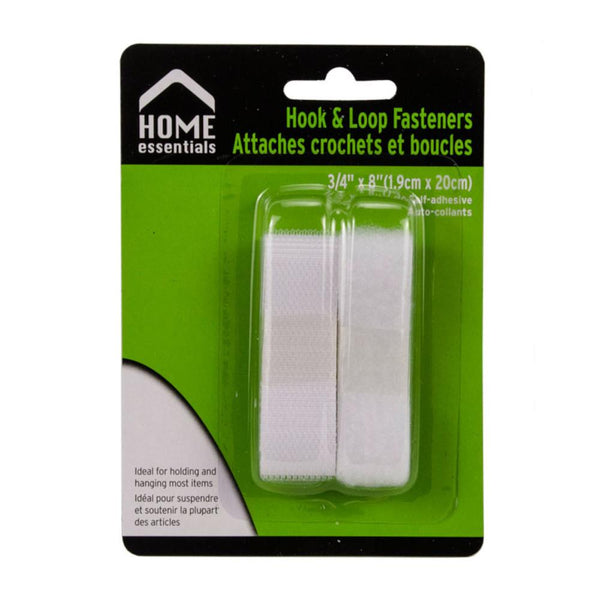 Home Essentials Hook & Loop Fasteners Tape - White