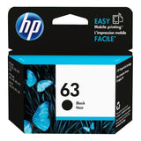 HP Printer Ink Cartridge 63 Black