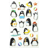 Midoco.ca: Cooky Stickers Penguins at the Beach