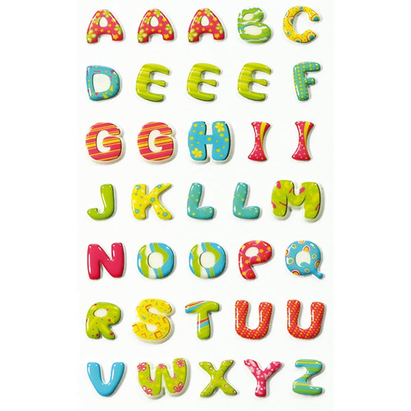 Midoco.ca: Cooky Stickers Alphabet Upper Case