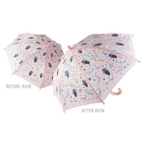Floss & Rock Kid's Colour-Change Umbrella - Party Animals